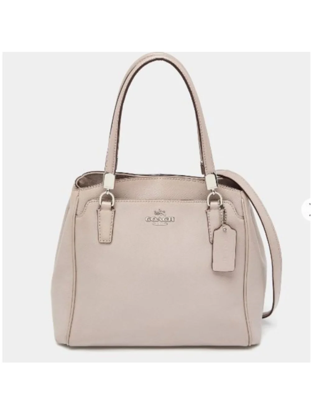 Coach - F34663 COACH LEATHER MINETTA CROSSBODY - IN CREAM